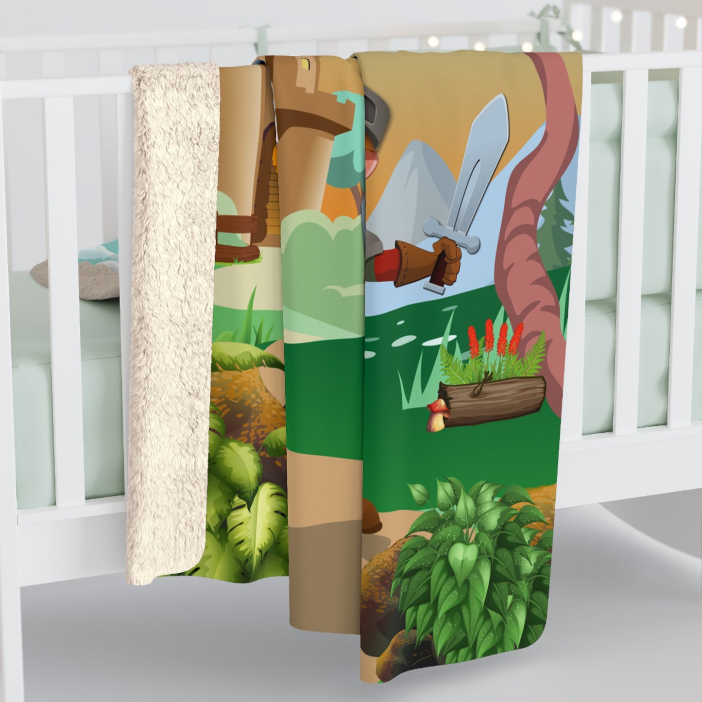 Sherpa Fleece Blanket - Benjamin Psalm 91