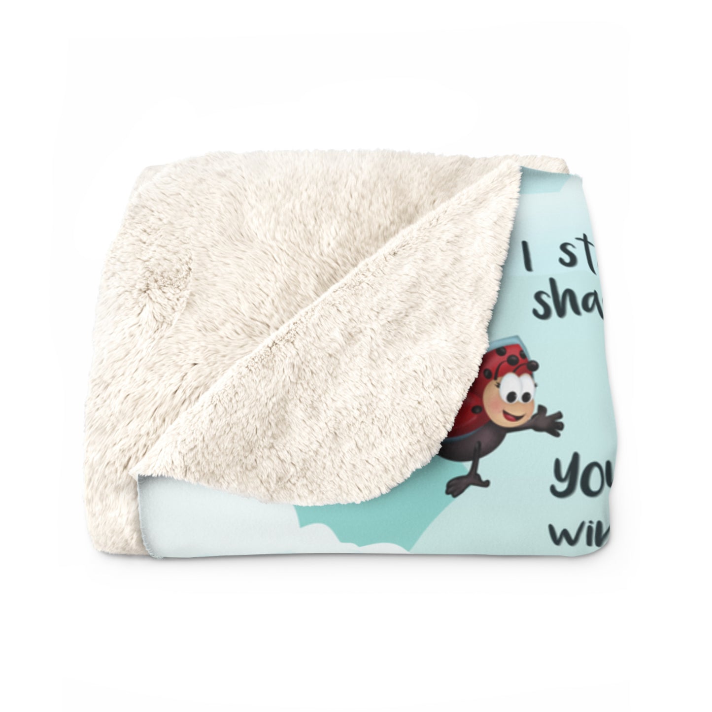 Sherpa Fleece Blanket - Benjamin Psalm 91