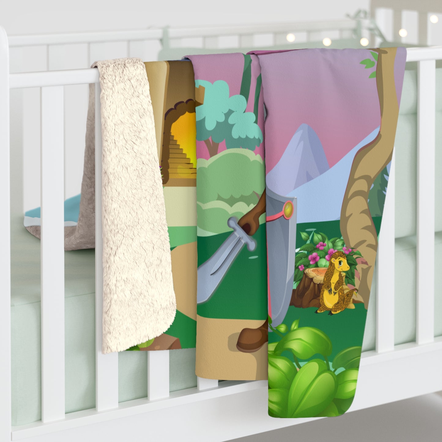 Sherpa Fleece Blanket - Becky Psalm 91