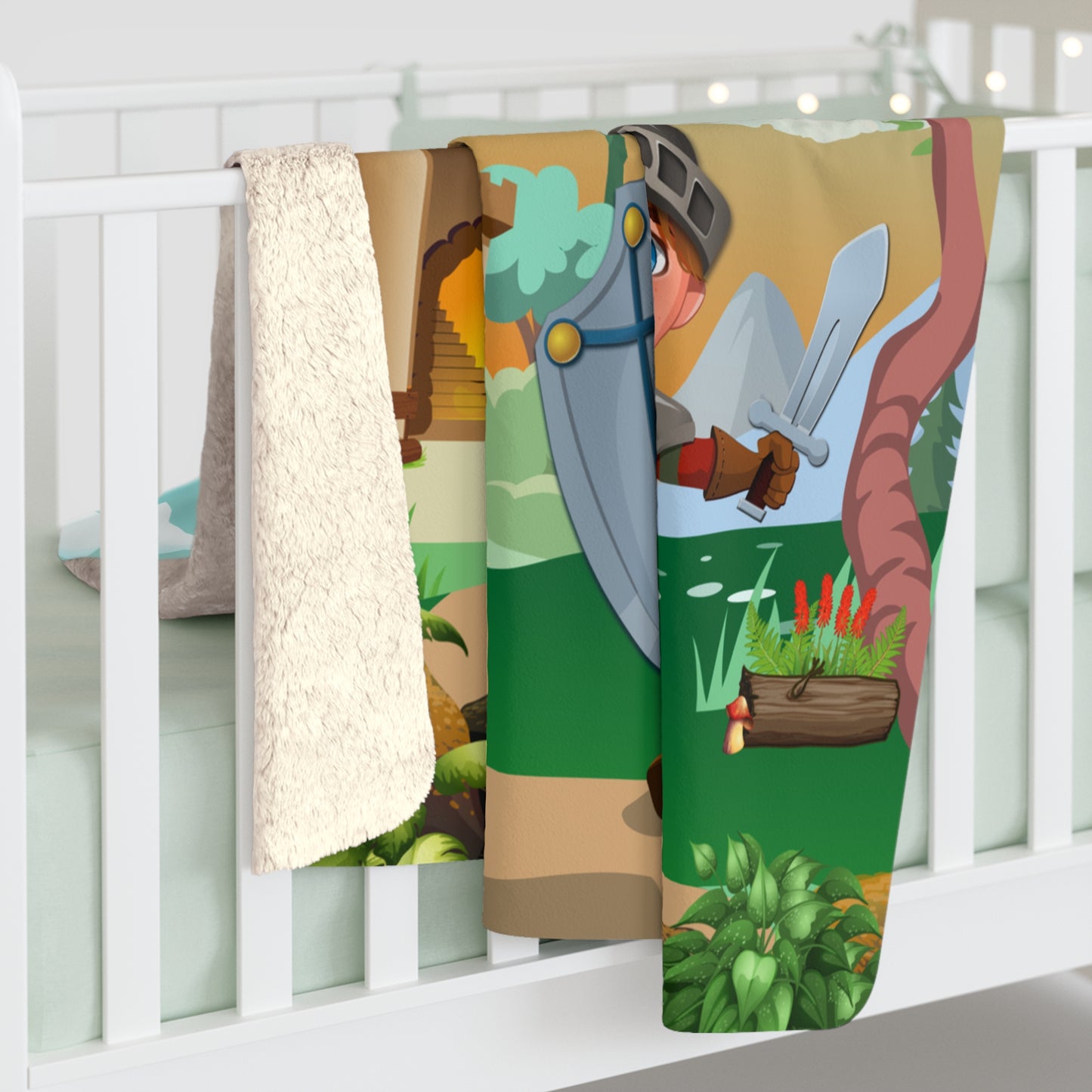 Sherpa Fleece Blanket - Benjamin Psalm 91